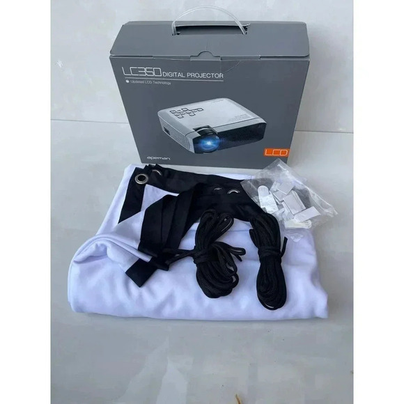 Apeman Projector Mini Phone Upgraded Digital Projector LC350 - Picture 1 of 10